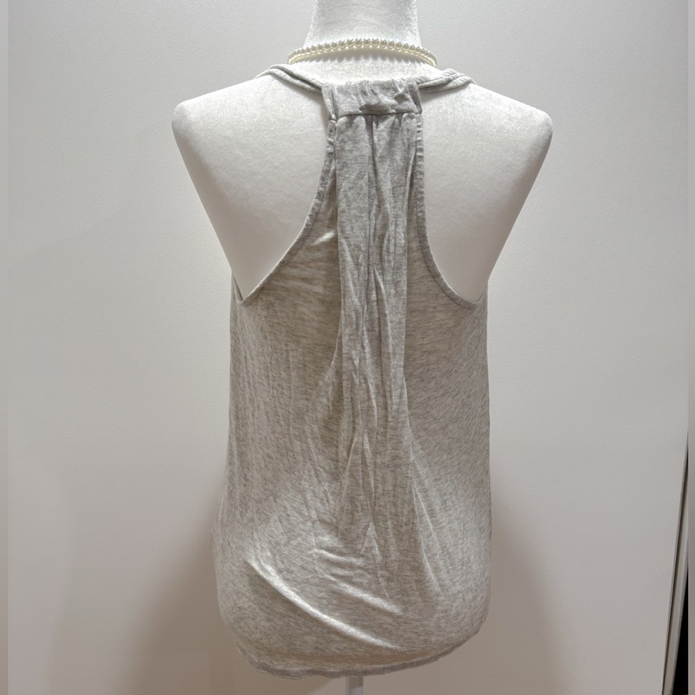 Splendid Light Gray Racerback Tank Top - Picture 3 of 7
